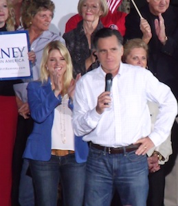 Mitt Romney in Ormond Beach back in March